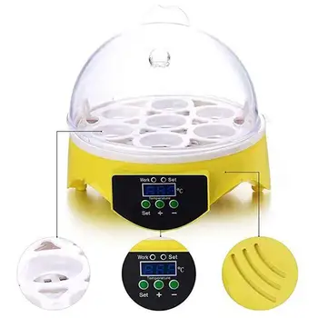 

Brooder Tools 7 Eggs Incubator Bird Chicken Duck Egg Incubator Semi-automatic Egg Incubator Pigeon Household Incubator инкубатор