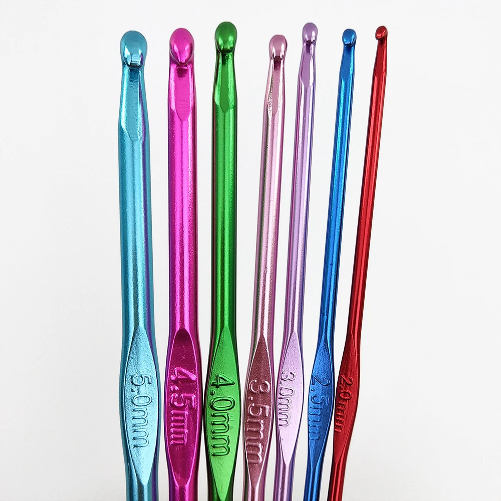 1Pcs Alumina Crochet Knitting Hooks Needles Handmade DIY Weave Sewing Tools 2/2.5 3/3.5/4/4.5/5/5.5/6/6.5/7/8/9/10mm | Дом и сад