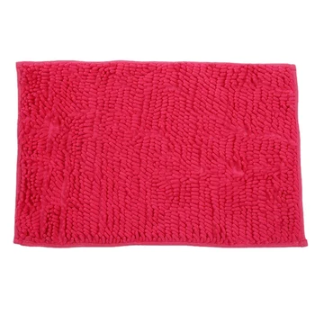 

Soft Shaggy Non-slip Absorbent Bath Mat Bath Shower Mat 40 x 60cm (Pink)