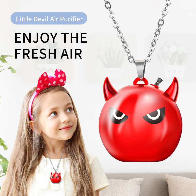 

Air Purifier Aromatherapy Machine Air Purifier Humidifier Ionizer Cleaner Car Supplies Portable Anion Necklace Christmas gifts