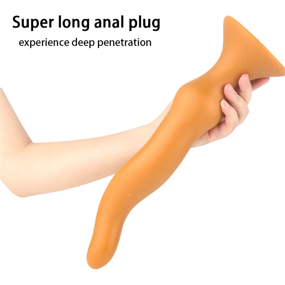 Langer Suer-Analdildo aus Silikon, riesiger weicher Butt Plug, erotisches Sexspielzeug für Erwachsene, für Frauen und Männer, Anus-Dilatator, großer Anal_voghion.com