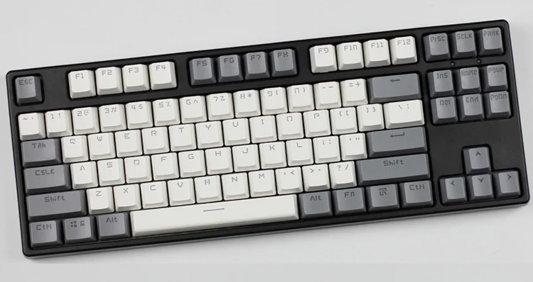 gray White Cherry vlosom тема топ с принтом 104 клавишные колпачки для ключей Набор для механической клавиатуры для игровой механической клавиатуры - Цвет: gray White