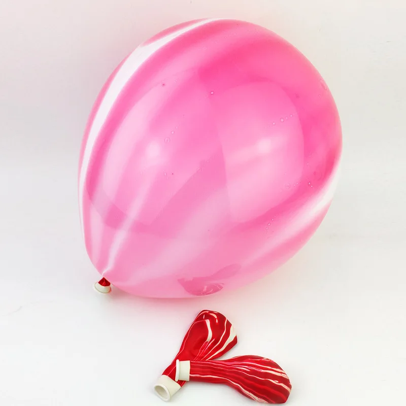 pink 10PCS12Inch Агат мрамор воздушные шарики с нарисованными облаками латекс детский воздушный шар вечерние игрушки тема Декор поставки День рождения украшения свадьбы Babyshower - Цвет: pink