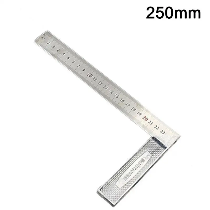 L SQUARE RULER 90 DEGREE 0-12 INCH + 0-30cm 2-SIDED RIGHT ANGLE DIY