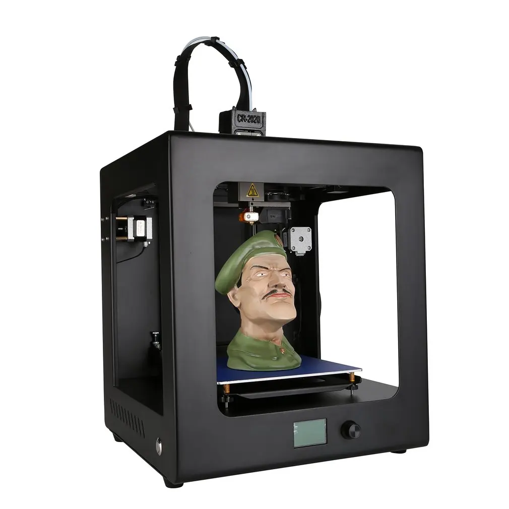 Автоматическое выравнивание металла настольный 3d принтер большой размер печати Высокая Точность печатная машина с бесплатными нитями ЕС вилка