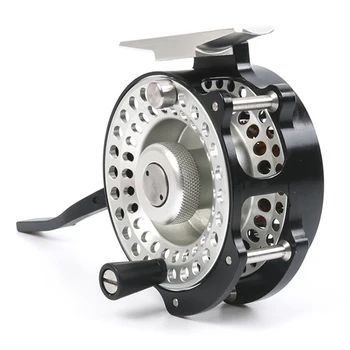 

Aluminum Alloy Fly Fishing Reel Rubber Fast speed Micro-hole Device Maximumcatch