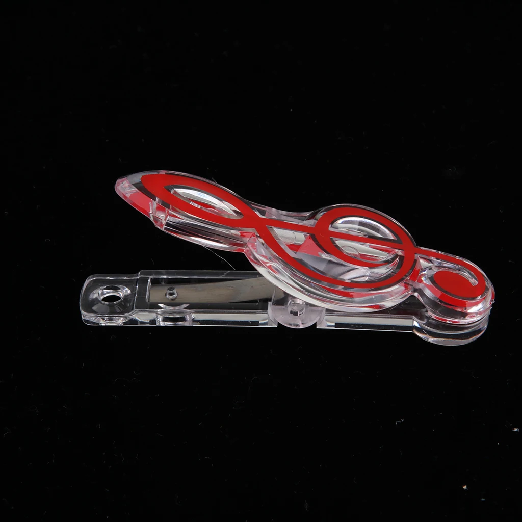 

Music Note Clip,Music Clip Book Page Clip,Plastic Music Stationary Book Clip Music Page Holder,Book Page Holder