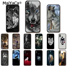 MaiYaCa волк животное DIY печать рисунок чехол для телефона для Xiao mi Redm4X 6A красный mi Go красный mi 5 5Plus Note4 Note5 7 mi A1 A2Lite