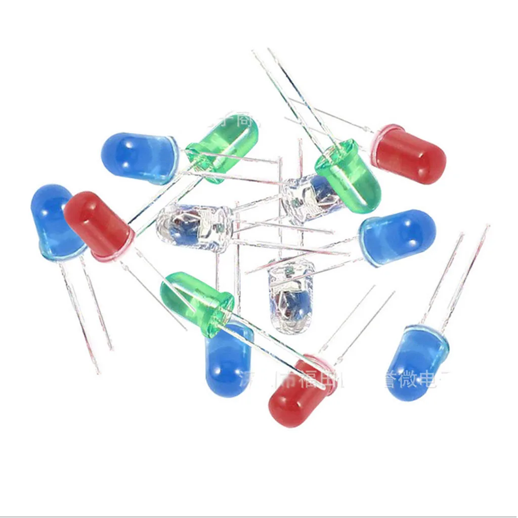 100 шт. супер яркий прозрачный 5 мм светодиодный светильник диод сделай сам для