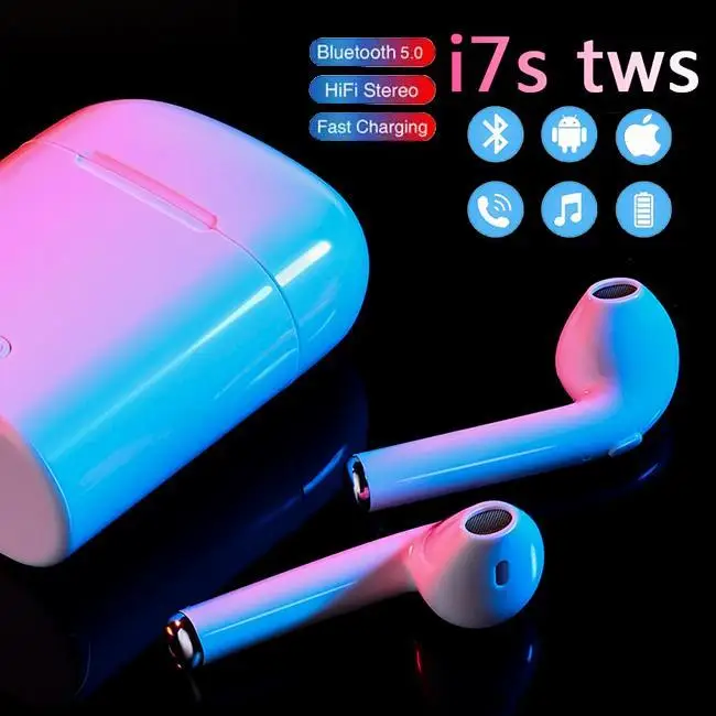 True 5 0 i7s i9s i12 дешевые TWS гарнитура Bluetooth наушники беспроводные | Электроника