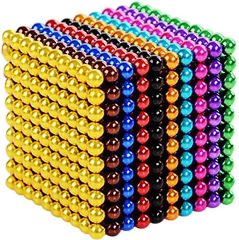 

Buckyballs 1000000 Cheap Square Assembled Silver Assembling Stereo Iron Absorption Fluorescent Magnetic Girl'S