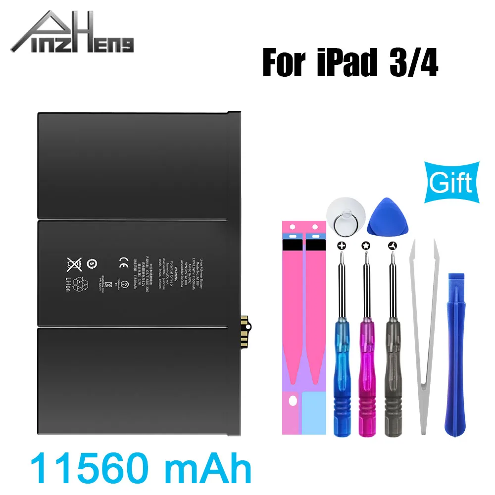 PINZHENG 11560 мАч планшет Батарея для iPad 3 4 rd A1403 A1416 A1430 A1433 A1459 A1460 A1389 Замена | Компьютеры