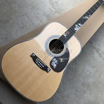 

Factory 2020 new, customize 41-inch AAA solid spruce top, ebony fingerboard acoustic guitar, electric guitar,