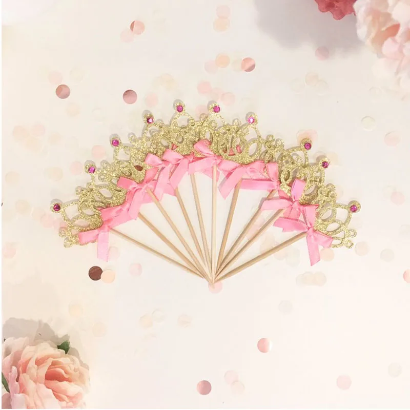 10pcs gold crown Розовые золотые воздушные шары в деревенском стиле, свадебные украшения комнаты, винтажные вечерние принадлежности, декор на День святого Валентина, свадебный душ, сделай сам, стол - Цвет: 10pcs gold crown