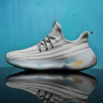 

2020 summer new shoes breathable men's net shoes sports trend wild coconut tide shoes increase men's shoes