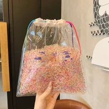 

100pcs Colorful Spot Rubber Bands Fashion Disposable Elastic Rubber Band For Girls Kids Hair Accessories Transparent Hair Band