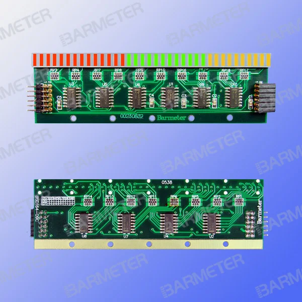 

9-pin tri-color LED light bar indicator ruler module
