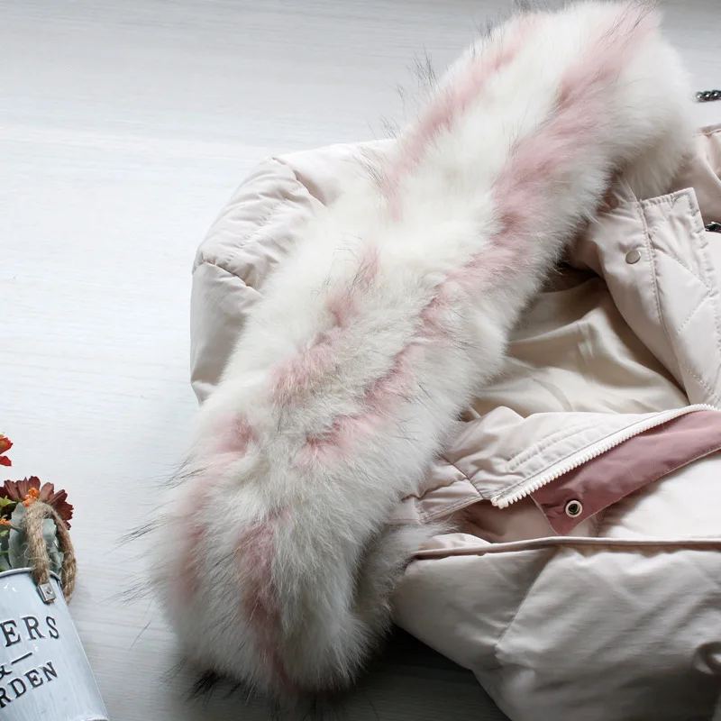 AYUNSUE зимнее пальто женское большое пуховое пальто с меховым воротником белая куртка-пуховик Женская Корейская куртка-пуховик теплая парка Casaco YY1405