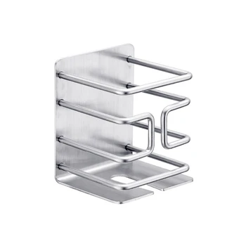 

Electric Razor Rack Self Adhesive Durable Stainless Steel Waterproof Organizer Electric Razor Holder for Bedroom Bathroom