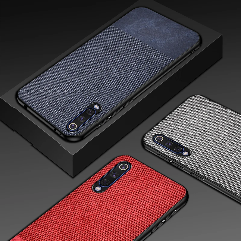 Мягкий чехол с рамкой для Xiaomi Mi CC9 CC9E 9T Pro 8 9 SE A3 A2 Lite Redmi K20 7A Note 7 6 тканевый
