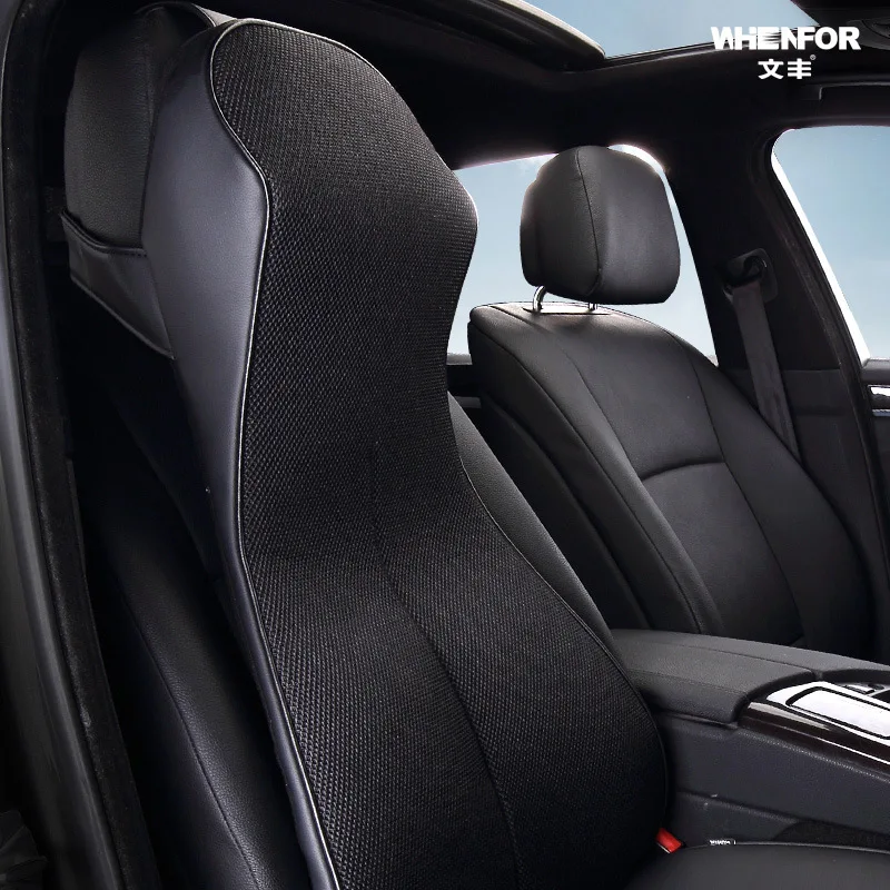 

Car One-piece Headrest Lumbar Support Pillow Car Mounted Neck Guard Tournure Car Backrest Memory Foam Neck Pillow Cushion Car Wa