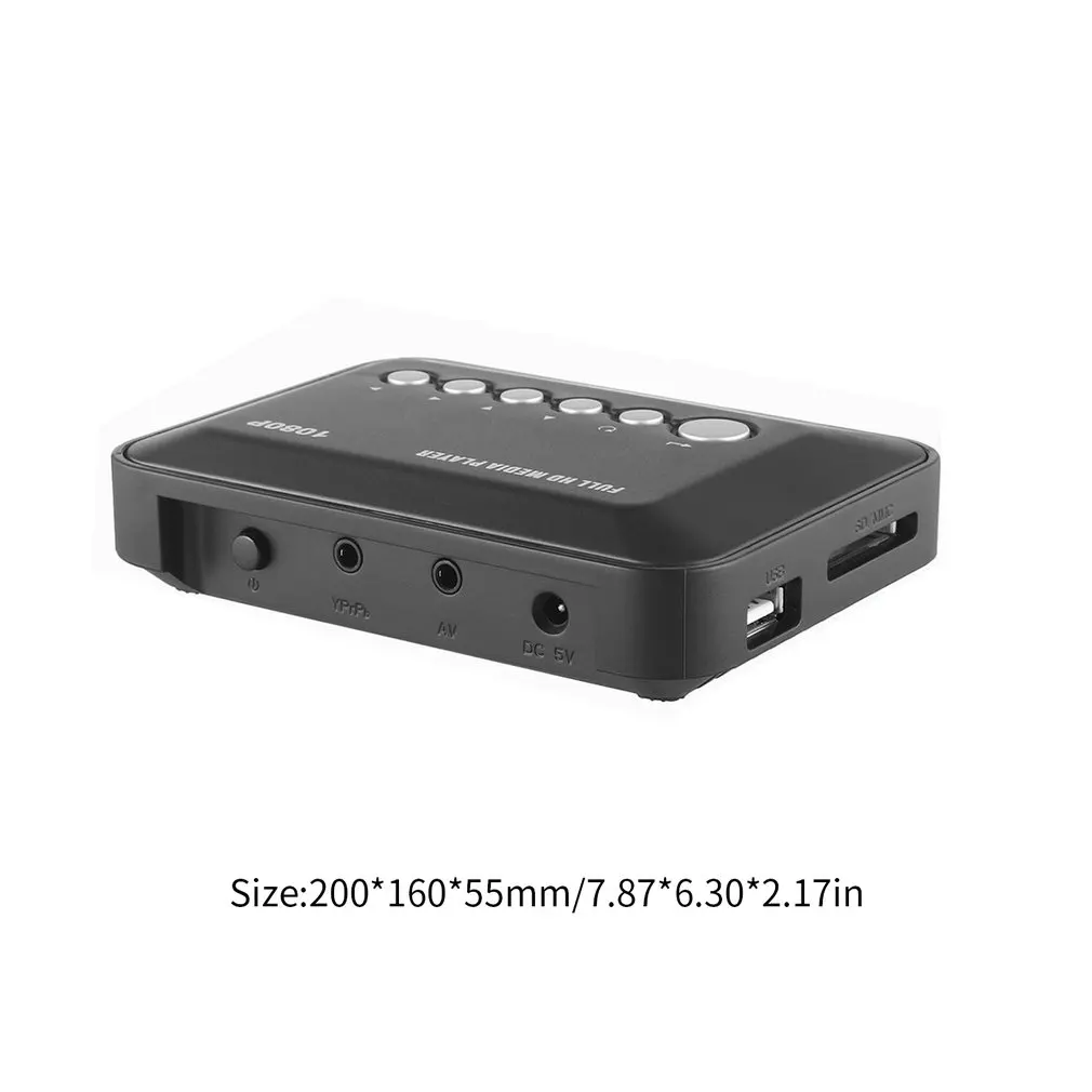 1 комплект 1080P ТВ видео SD MMC RMVB MP3 HD USB HDMI мульти ТВ медиа видео плеер коробка высокое качество