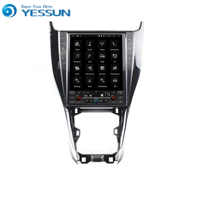 Автомобильный навигатор Yessun Android GPS для Toyota Harrier большой экран HD сенсорный