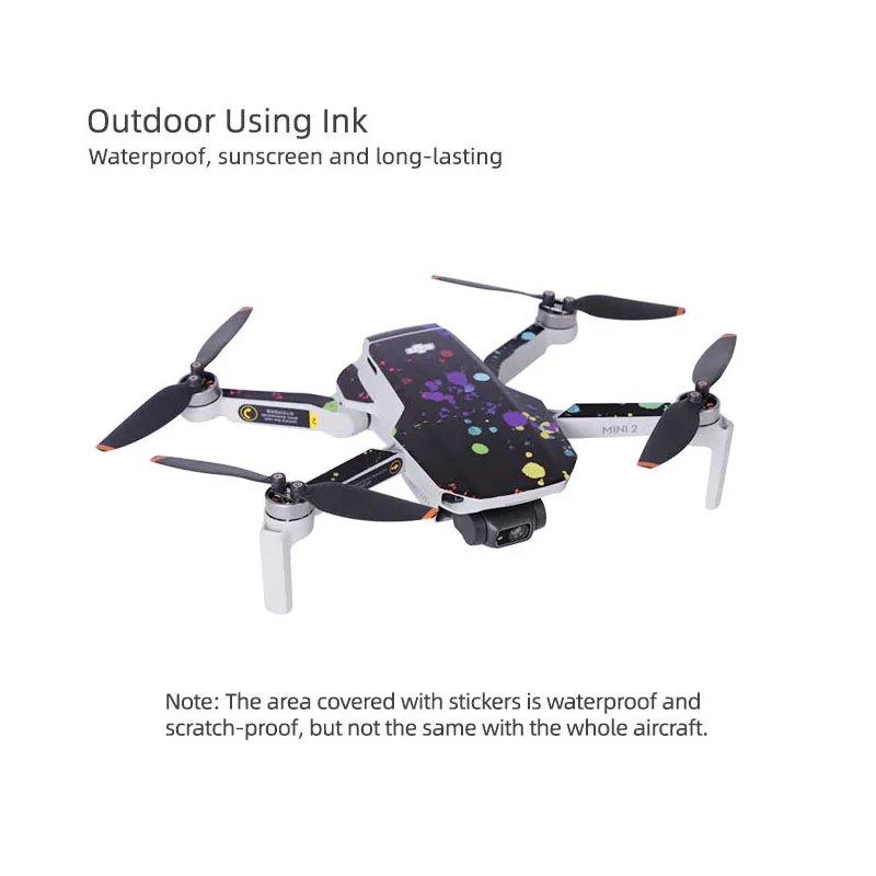 Dji Mavic Mini 2 Sticker Waterproof PVC Sticker Set Drone Body Arm Remote Control Protective Skin Mavic MINI 2 Accessories drone accessories