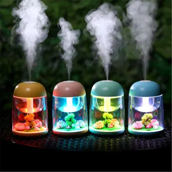 

2020 Ultrasonic Mini Air Humidifier 180ML Aromatherapy Essential Oil Diffuser for Home Car USB Office Landscape Purifier