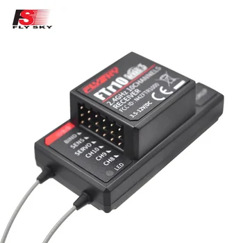

FlySky FTr10 2.4G 10CH AFHDS 3 RC Receiver Support i-BUS/S-BUS/PPM Output For RC Drone FPV Racing Multirotor Parts Accessories