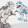 RC Deformation Dinosaur One-Key Deformation Robot Light Music Children's Electric Educational Dinosaurs Toy  English Version 4
