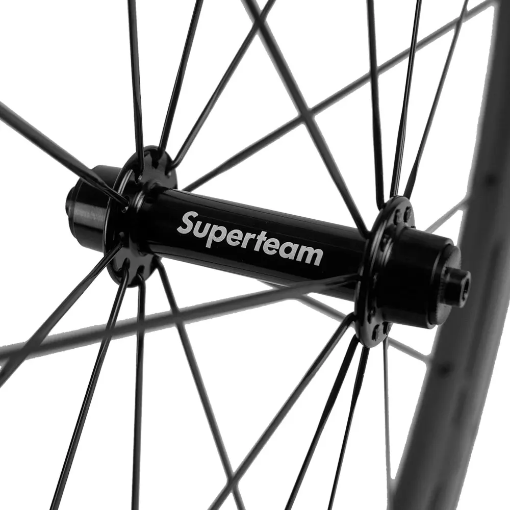 SUPERTEAM UCI Approved 50mm 25mm U Shape Carbon Wheels Road Bike Wheelset 700C Clincher Carbon Wheel