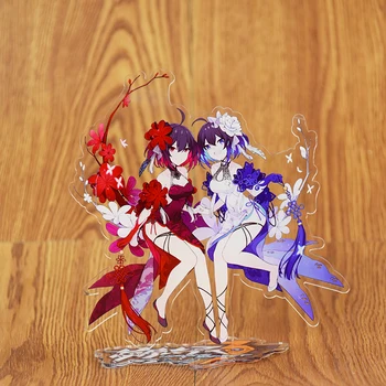 

Anime Honkai Impact 3 Fu Hua Rita Kallen Durandal Seele Cosplay Acrylic Stand Figure Model Plate Desk Decoration Gift 15cm