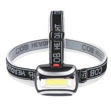 Мини-печатная плата 600Lm COB светодиодный фары фара фонарик 3 хааа батарейки Фонарь Кемпинг Пеший Туризм Рыбалка Свет