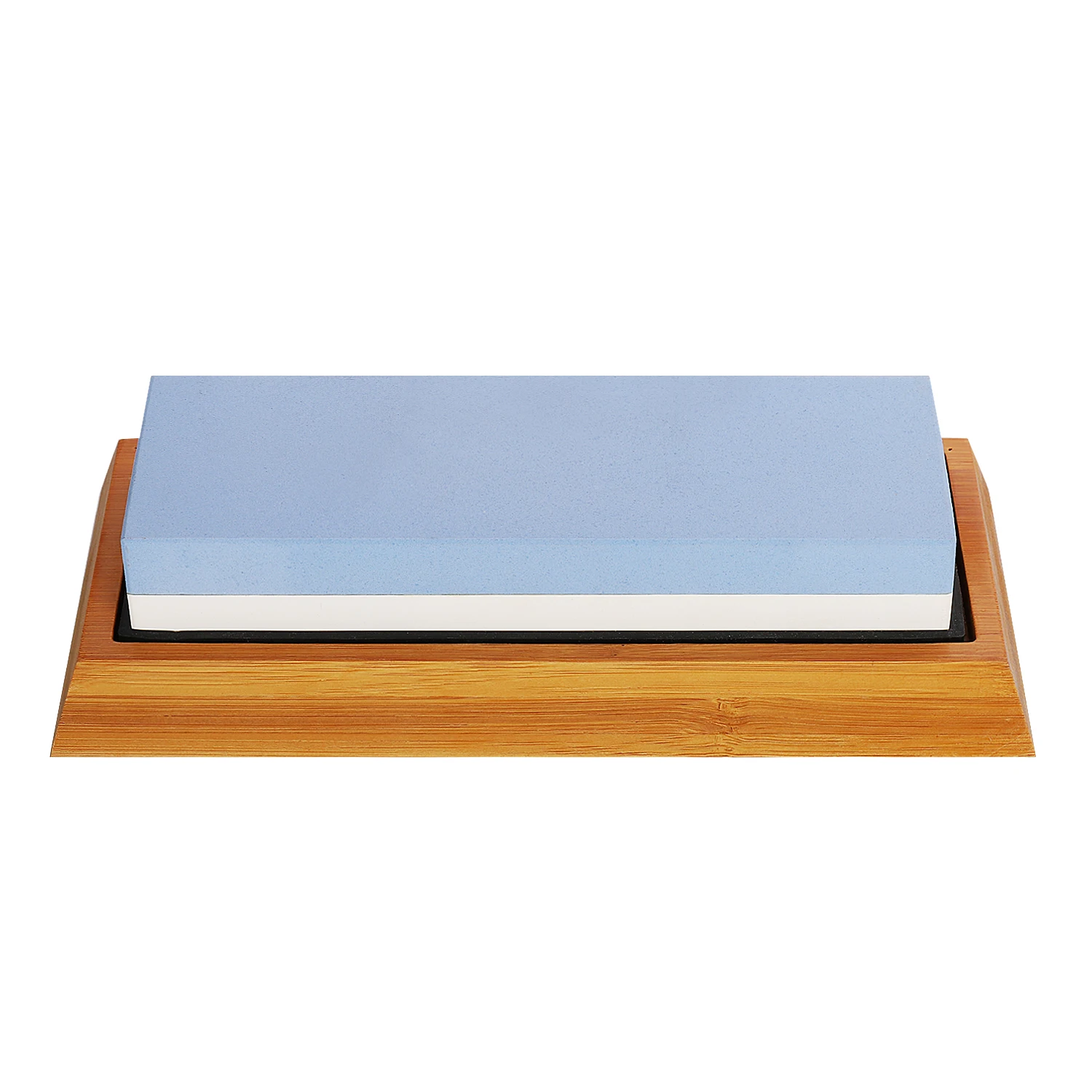 Schleifhilfe 1000/6000 Bambusbasis кёрнунг 180 × 60 × 30 мм Doppelseitiger Schleifstein Abziehstein Wetzste Silikonhalter