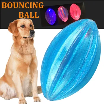 

Business Opportunities Hot Selling Pet Toy Shining Rugby Shining