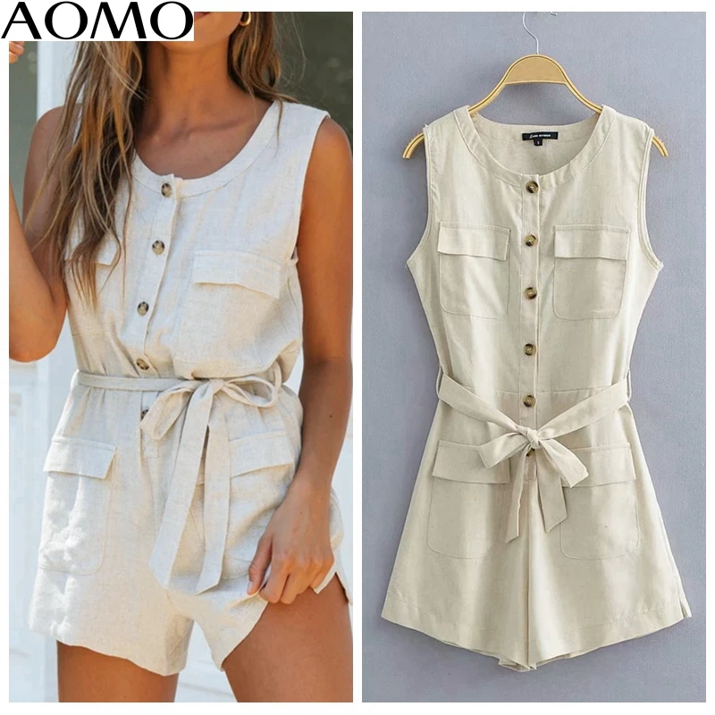 linen playsuits