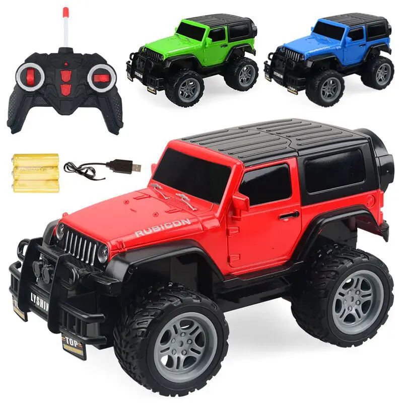 

RC car 2.4Ghz four-way 1:18 off-road racing mountaineering drifting rechargeable remote control toy children
