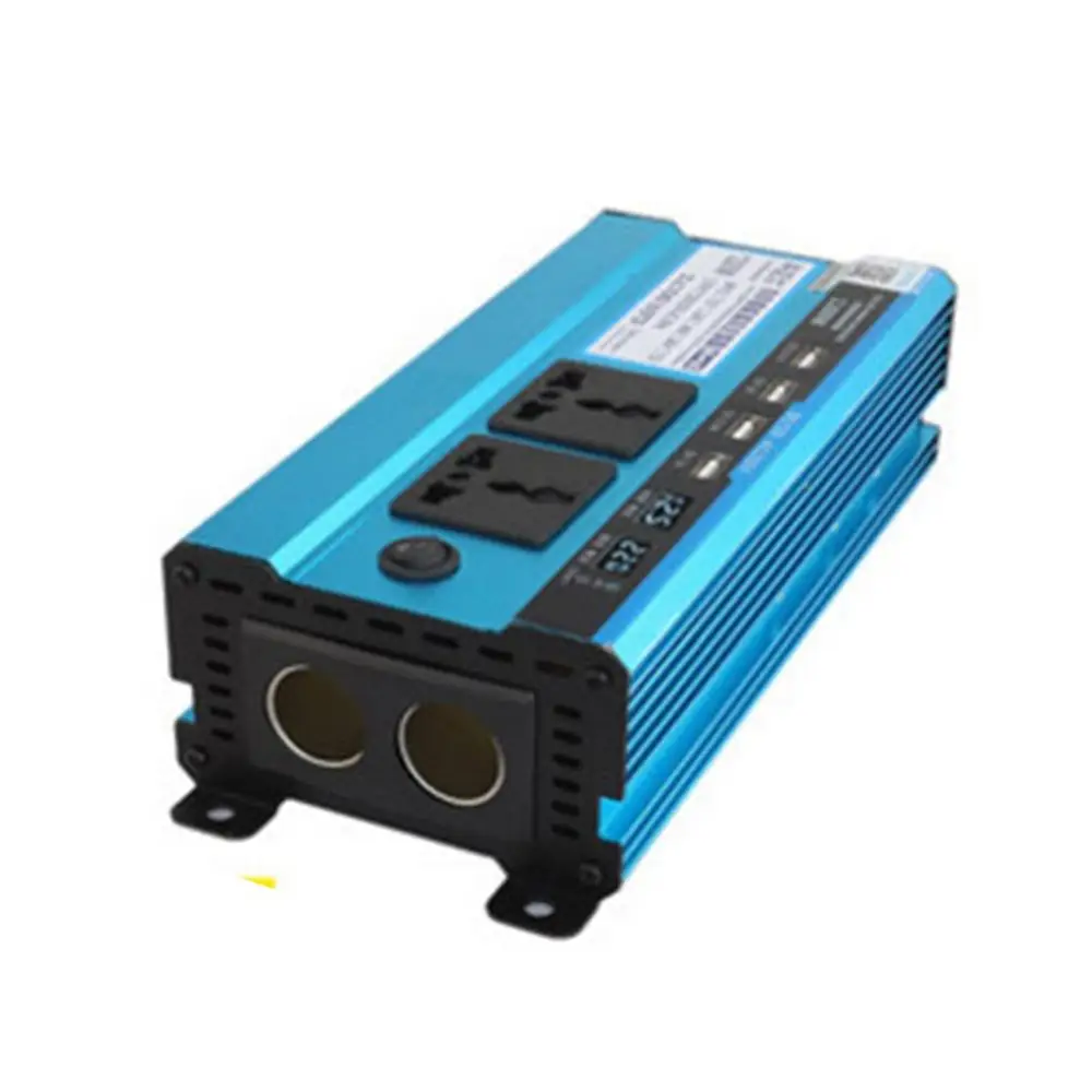 1600 Вт 12 В до 220 В/24 В до 220 В автомобильный преобразователь питания зарядное устройство адаптер USB трансформатор напряжения Модифицированная синусоида - Цвет: 24V to 220V
