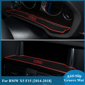 

Anti-Slip Rubber Gate Slot Cup Mat For BMW X5 F15 2014 2015 2016 2017 2018 Accessories Stickers Car Door Groove Mat