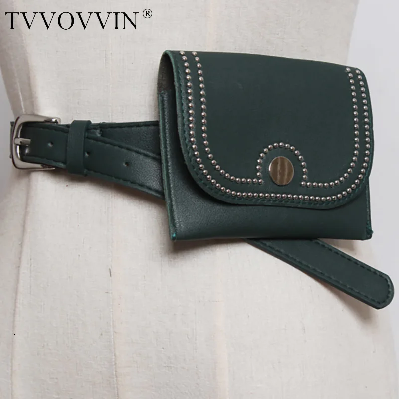 TVVOVVIN, Новинка лета весны, модная винтажная маленькая сумка с заклепками, декоративная пряжка, высокое качество, женские ремни из искусственной кожи X123