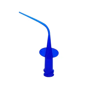 

100 Pieces Disposable Irrigation Rinse Tip Syringe Tips Flexible Rinse Tip Endo