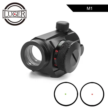 

Red Green Dot Reflex Sight Scope Airsoft Air Guns Rifle Scope Micro Holographic Red Dot Collimator Riflescope For Hunting