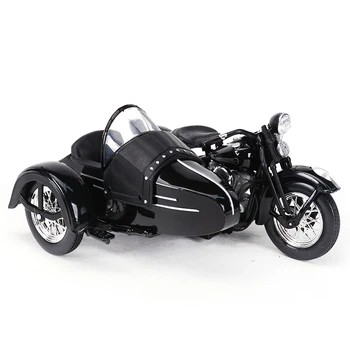 

Maisto 1:18 1948 FL Motorcycle sidecar Diecast Alloy Motorcycle Model Toy