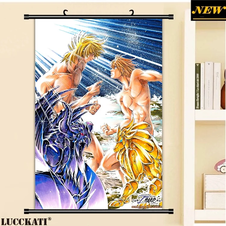 40X60 см sainto Seiya "Рыцари зодиака" Seinto Seiya cameltoe мультфильм аниме Настенная картина плакат прокрутка холст живопись - Цвет: H