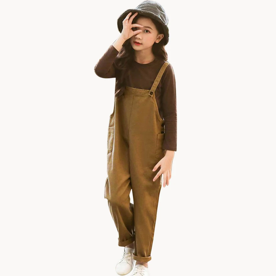 kids tan jumpsuit