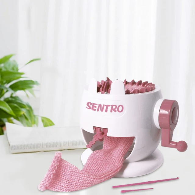 22/24 Needles Handmade Knitting Machine DIY Rotating Sewing Hand-Knitted Scarf Hat Sock Adult Child Knitting Tool Artifact Toys 6