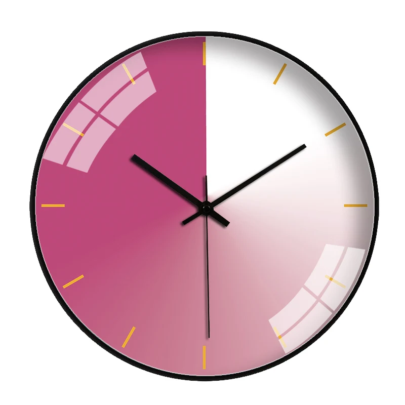 

Nordic Creative Wall Clock Silent Bedroom Watch Home Living Room Solid Color Kitchen Clock Klokken Wandklokken Home Decor FZ026