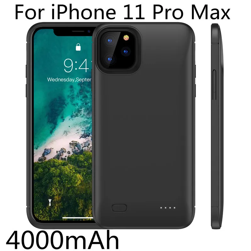 Чехол для аккумулятора для iPhone 11 Pro Max 6 6S Plus 7 8 Plus X XS Max XR, тонкий чехол 4000 мАч, чехол для зарядного устройства, внешний аккумулятор - Цвет: 3