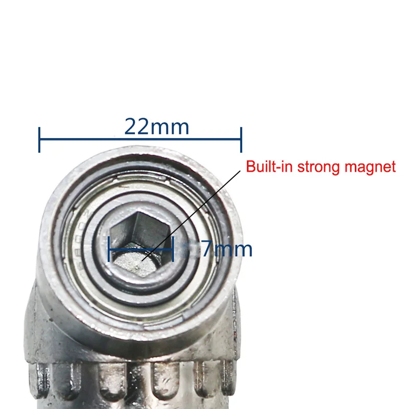 ZJCOSTOL Hex Bit 105 Degree Angle Screwdriver Socket Holder Adapter Adjustable Bits Drill Angle Screwdriver Batch Head No a Set drill bits adapter